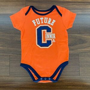 💥4 for $20💥 NHL Orange and Blue Future Connor Oilers Onesie